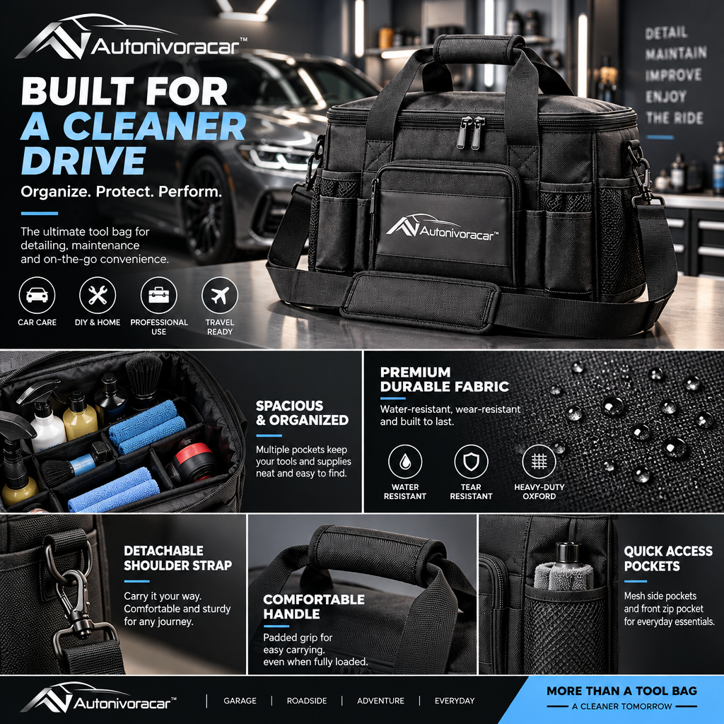 Autonivoracar™ Car Detailing Storage Bag