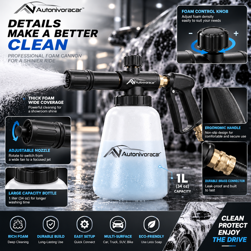 Autonivoracar™ Foam Car Wash Gun