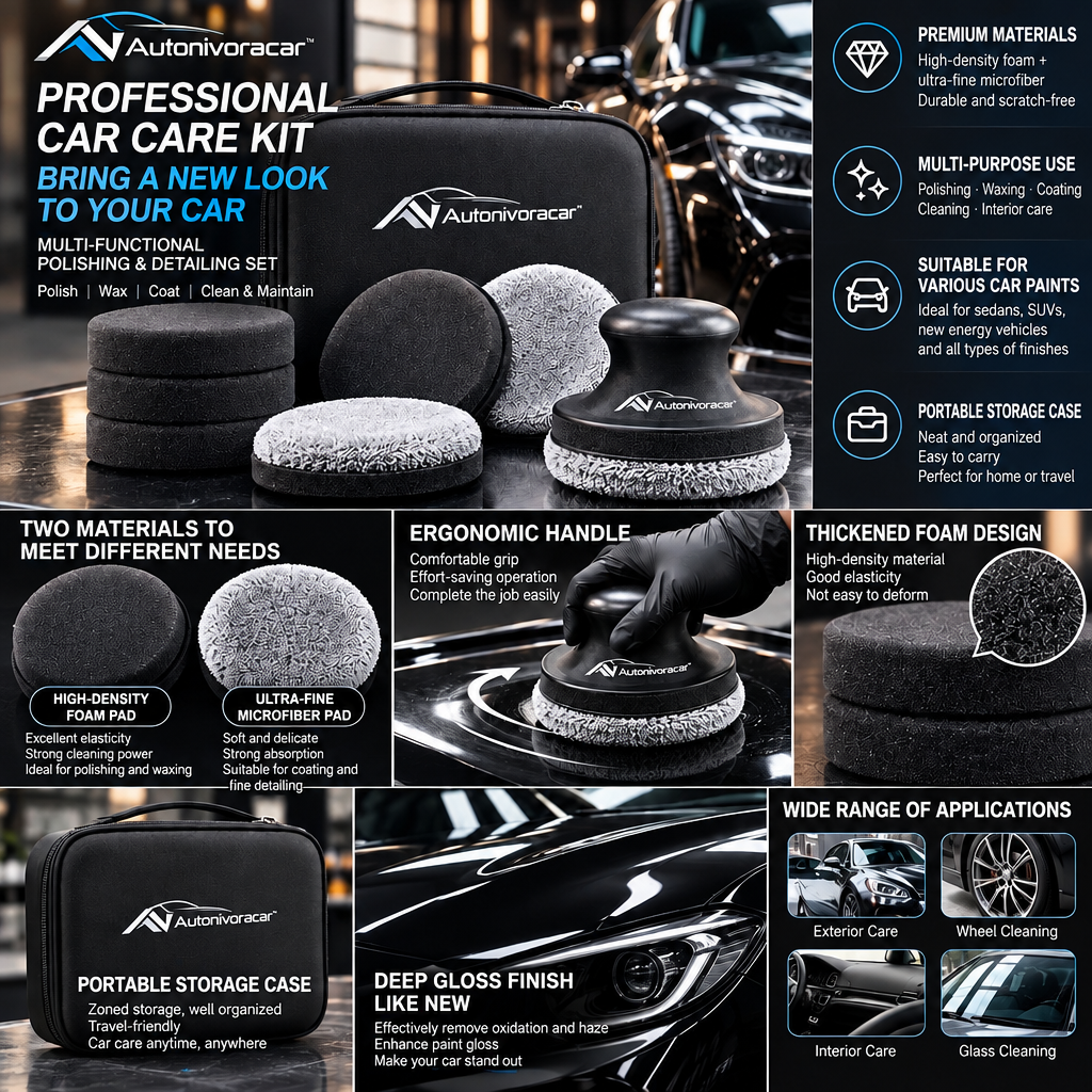 Autonivoracar™ Car Wax Applicator Kit