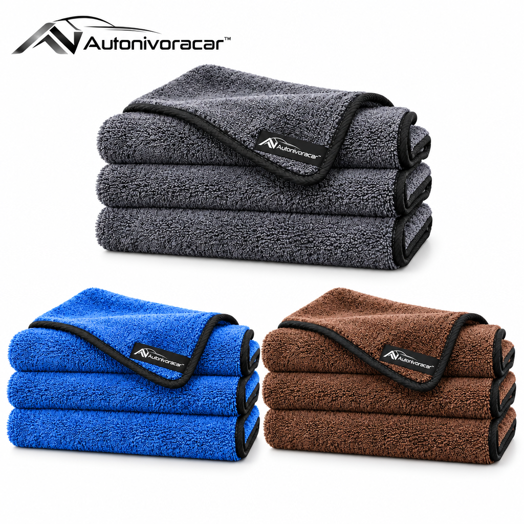 Autonivoracar™ Microfiber Car Cleaning Towel Set
