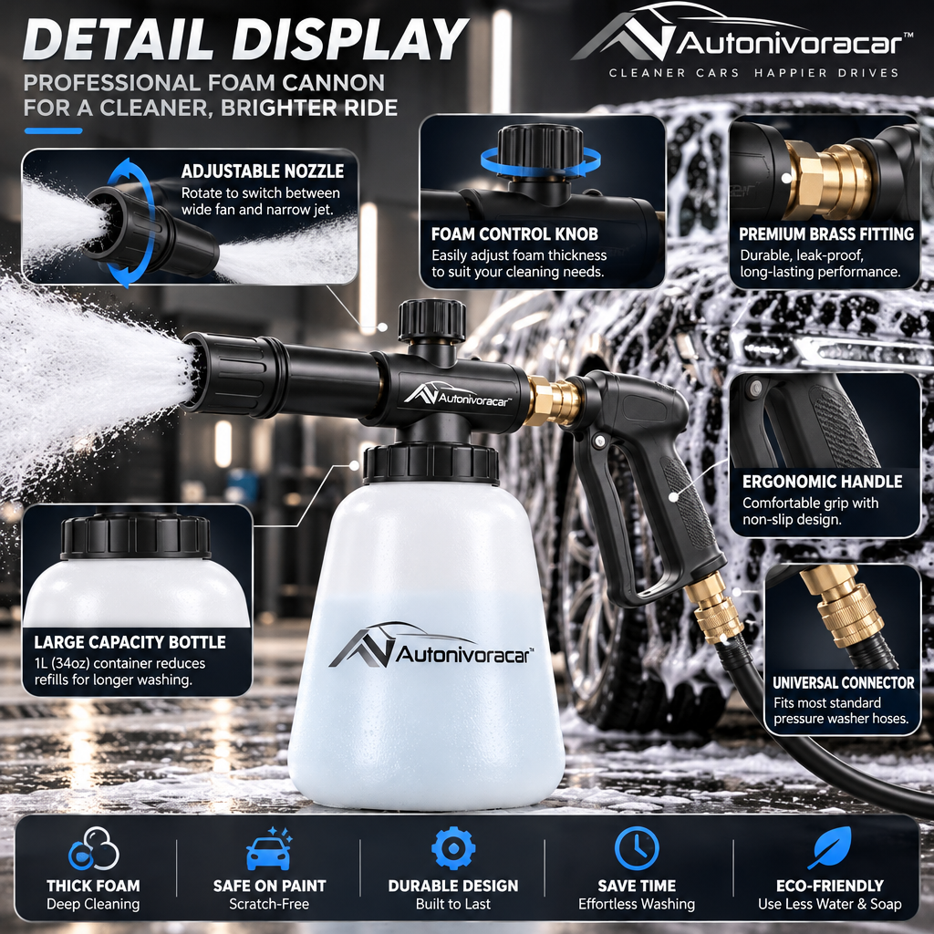 Autonivoracar™ Foam Car Wash Gun