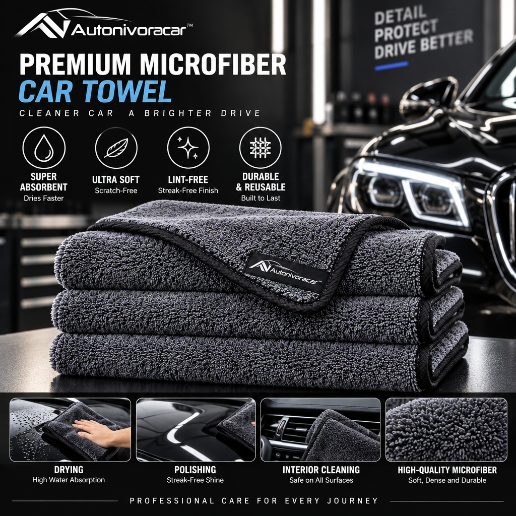 Autonivoracar™ Microfiber Car Cleaning Towel Set