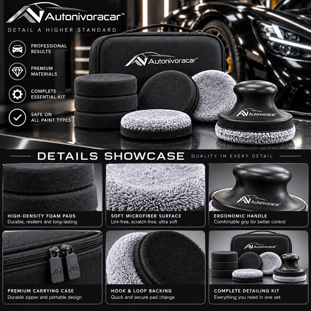 Autonivoracar™ Car Wax Applicator Kit