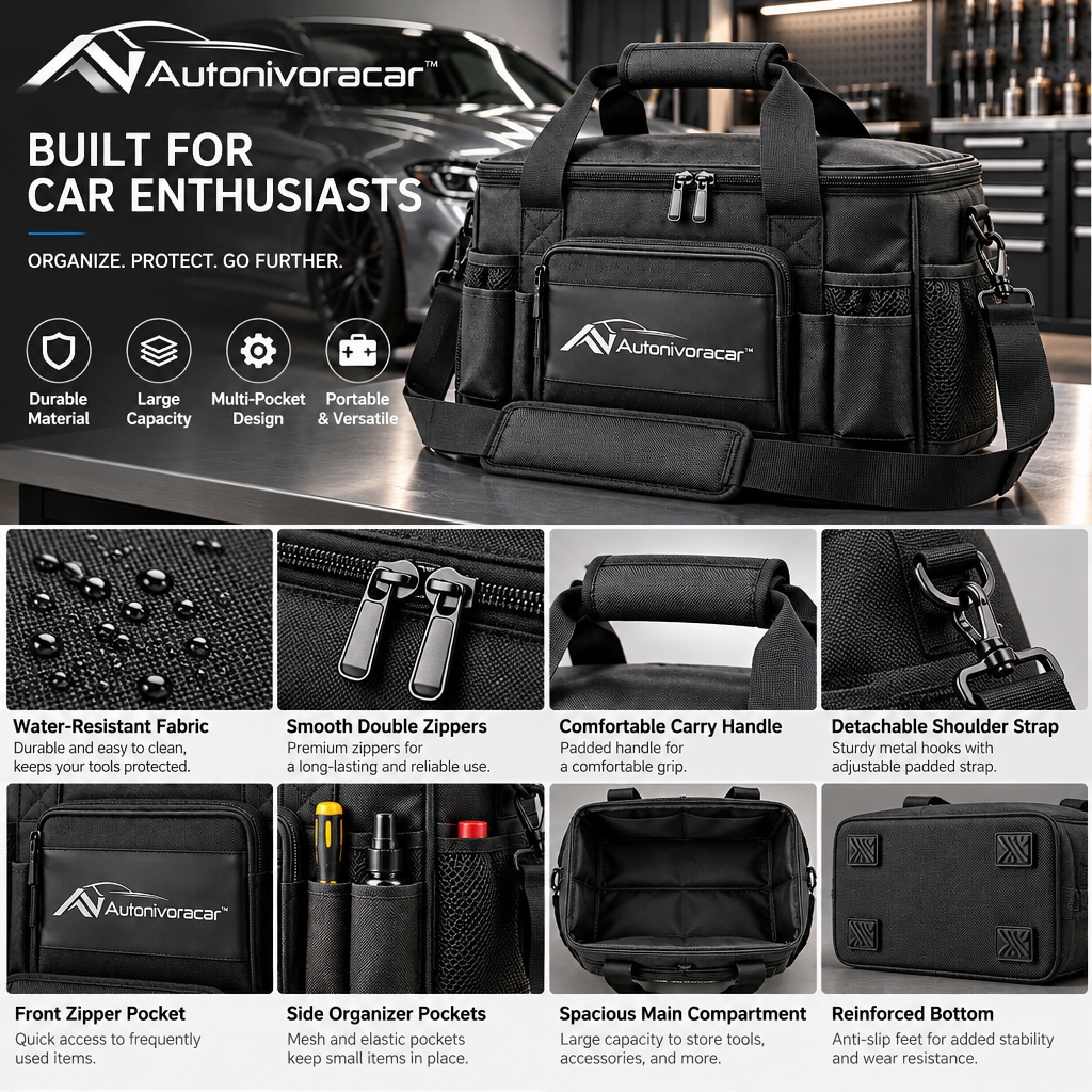 Autonivoracar™ Car Detailing Storage Bag