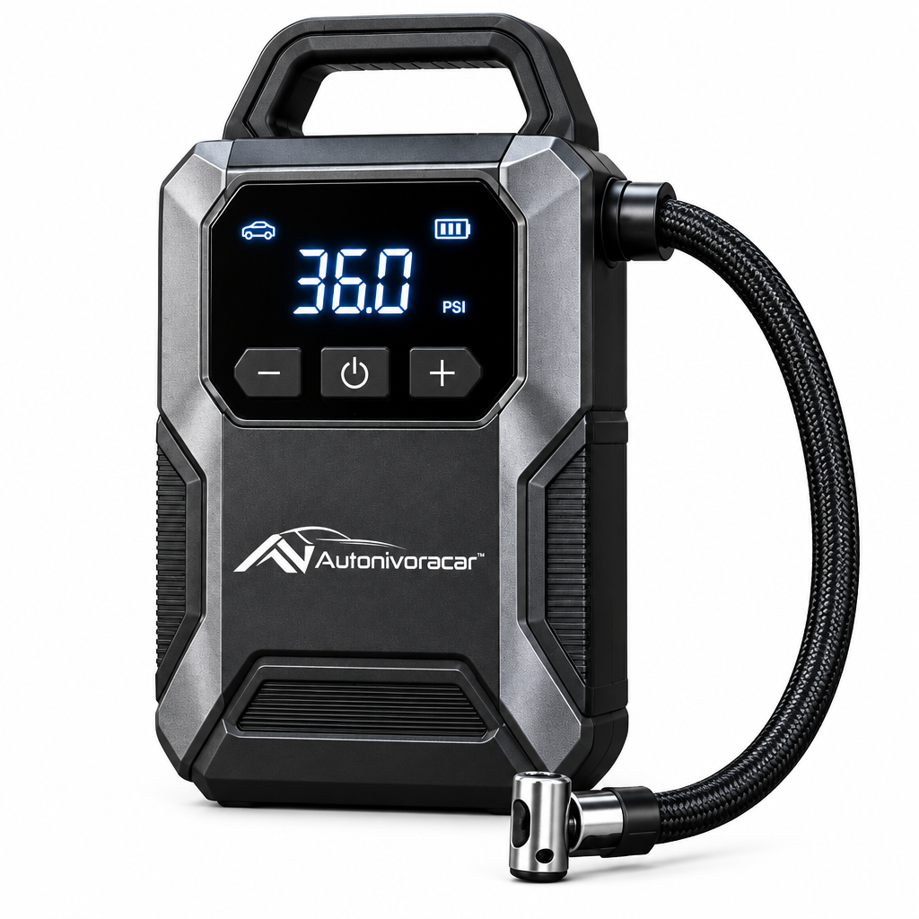 Autonivoracar™ Portable Tire Inflator Pump